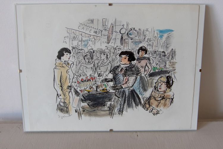 André Dignimont - "Der Marktplatz".
