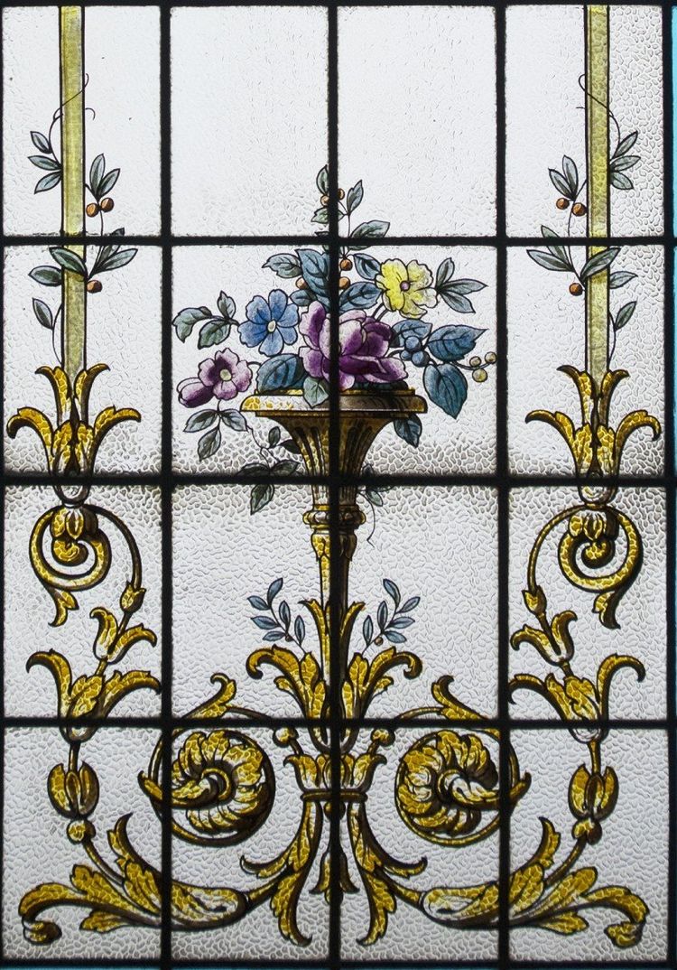 Vetrate artistiche - Vetrate artistiche - Decorazioni floreali