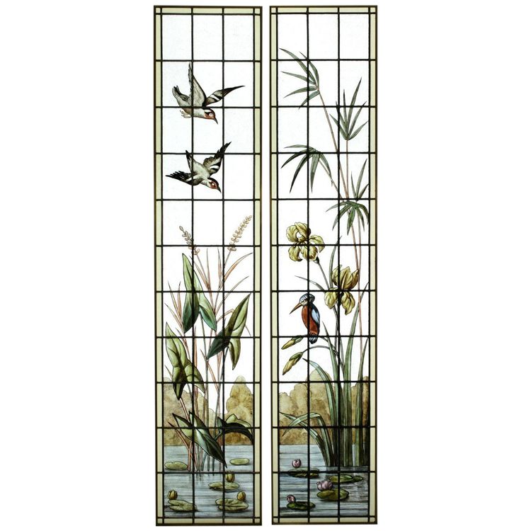 Stained Glass – Stained Glass Windows – Vegetation at the Kingfisher