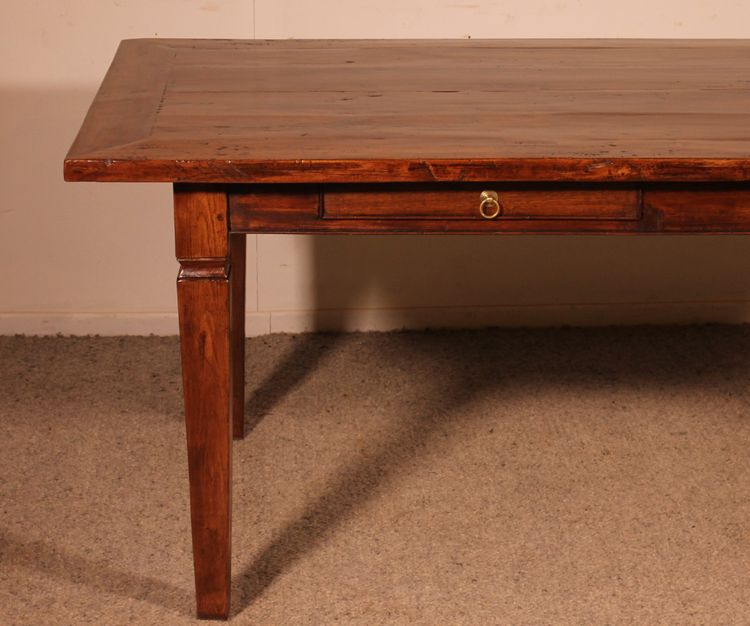 19th Century Farmhouse Table - Netherlands With A Width Of 94cm