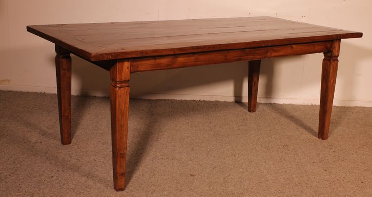 19th Century Farmhouse Table - Netherlands With A Width Of 94cm