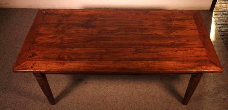 19th Century Farmhouse Table - Netherlands With A Width Of 94cm