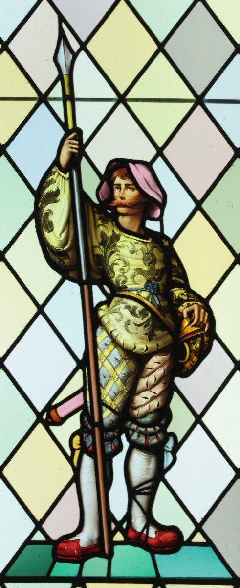 Stained glass - Stained glass windows - Lansquenet