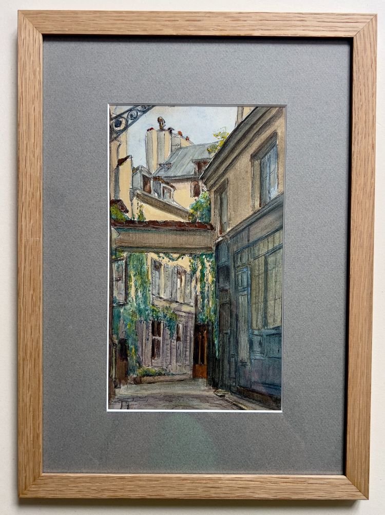 Rue St André des Arts Paris 1943.