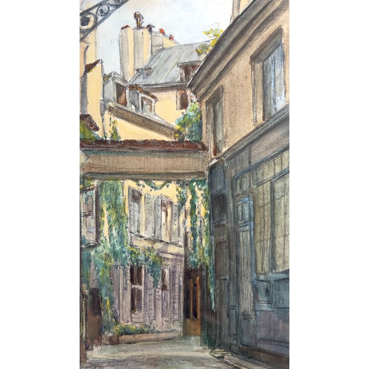Rue St André des Arts Paris 1943.