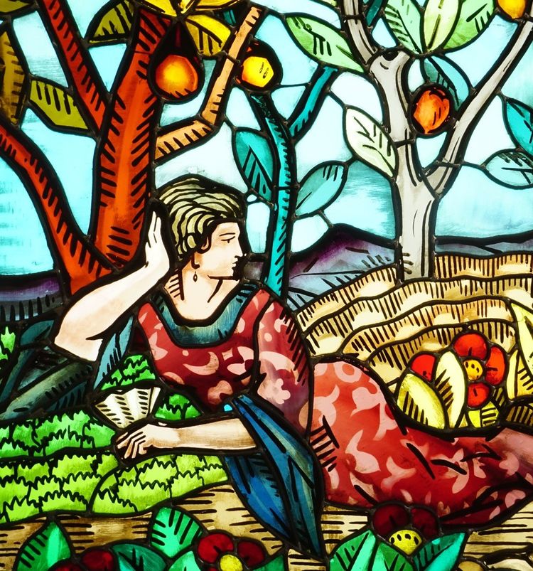 Stained Glass - Stained Glass Windows - Music under the Orange Trees