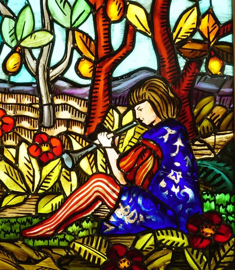 Stained Glass - Stained Glass Windows - Music under the Orange Trees