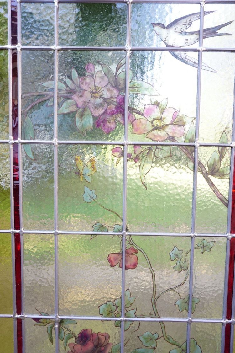Vitrail - Stained glass - Roses