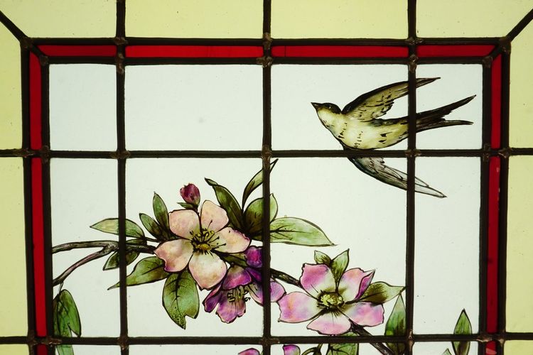 Vitrail - Stained glass - Roses