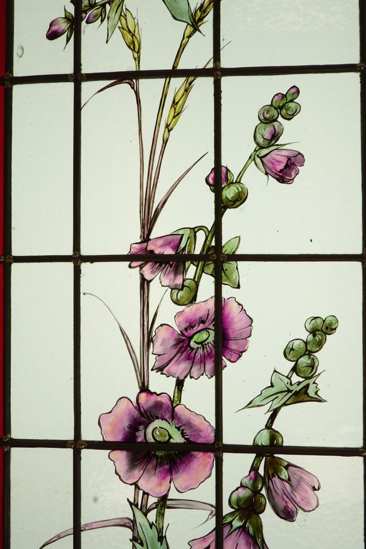 Vitrail - Stained glass - Roses