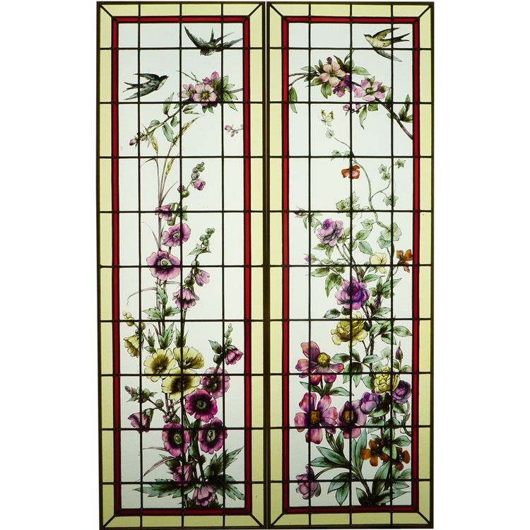 Vitrail - Stained glass - Roses