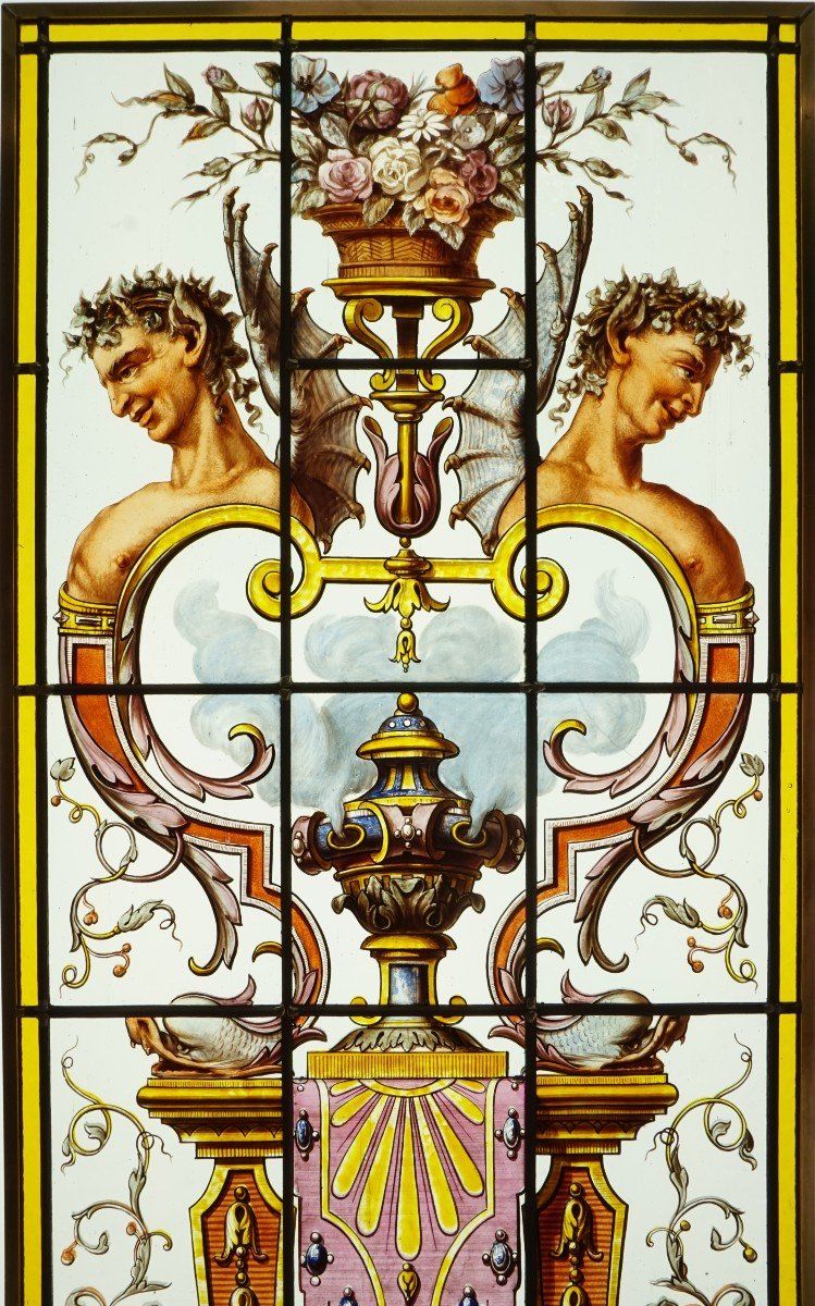 Stained Glass - Stained Glass Windows - Antique Decor