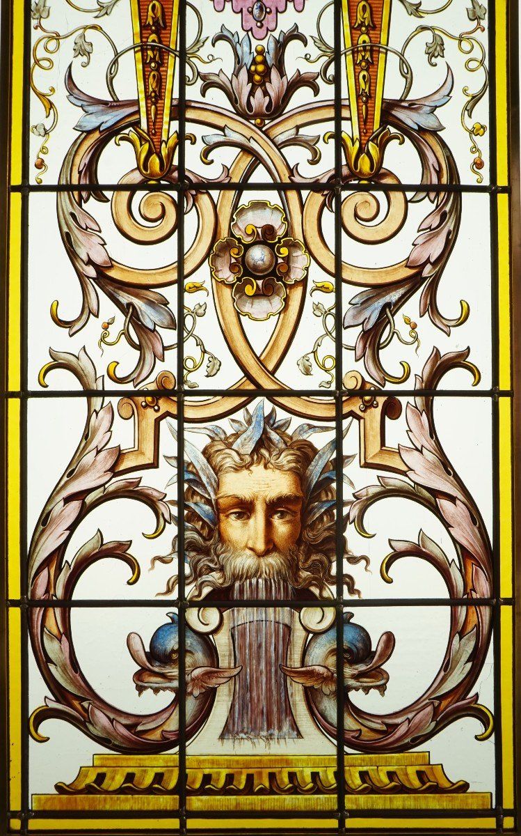 Stained Glass - Stained Glass Windows - Antique Decor