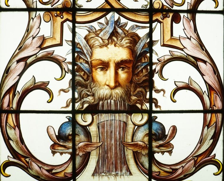 Stained Glass - Stained Glass Windows - Antique Decor