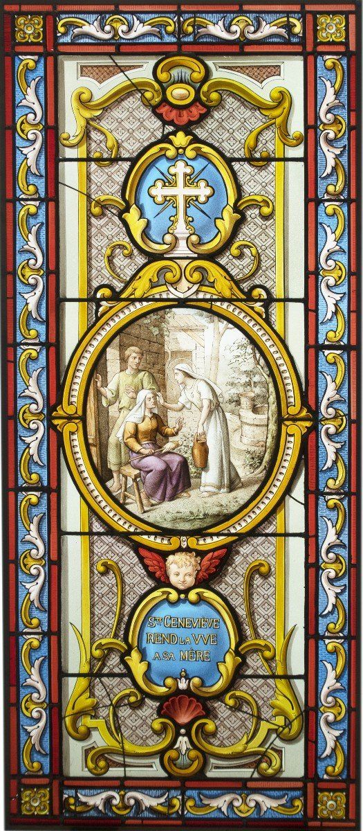 Vitrail - Vitraux - Sainte Geneviève
