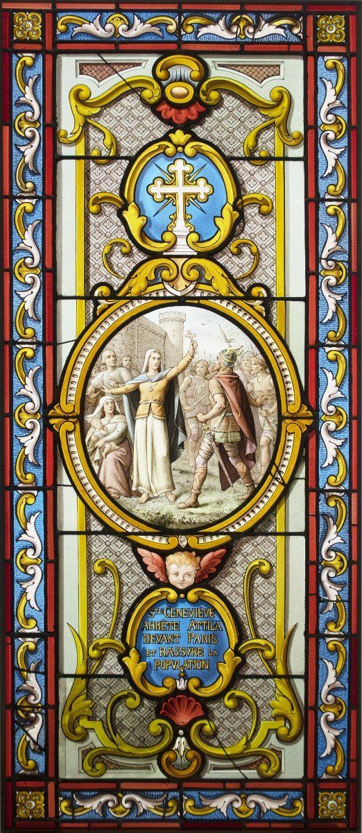 Vitrail - Vitraux - Sainte Geneviève