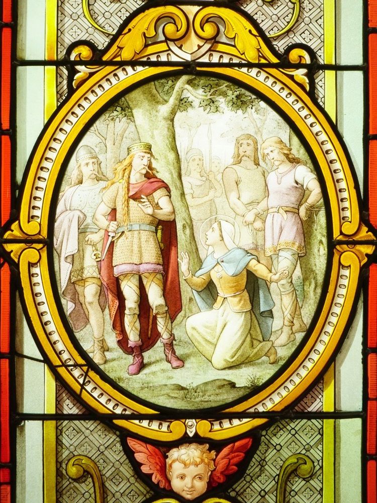 Vitrail - Vitraux - Sainte Geneviève