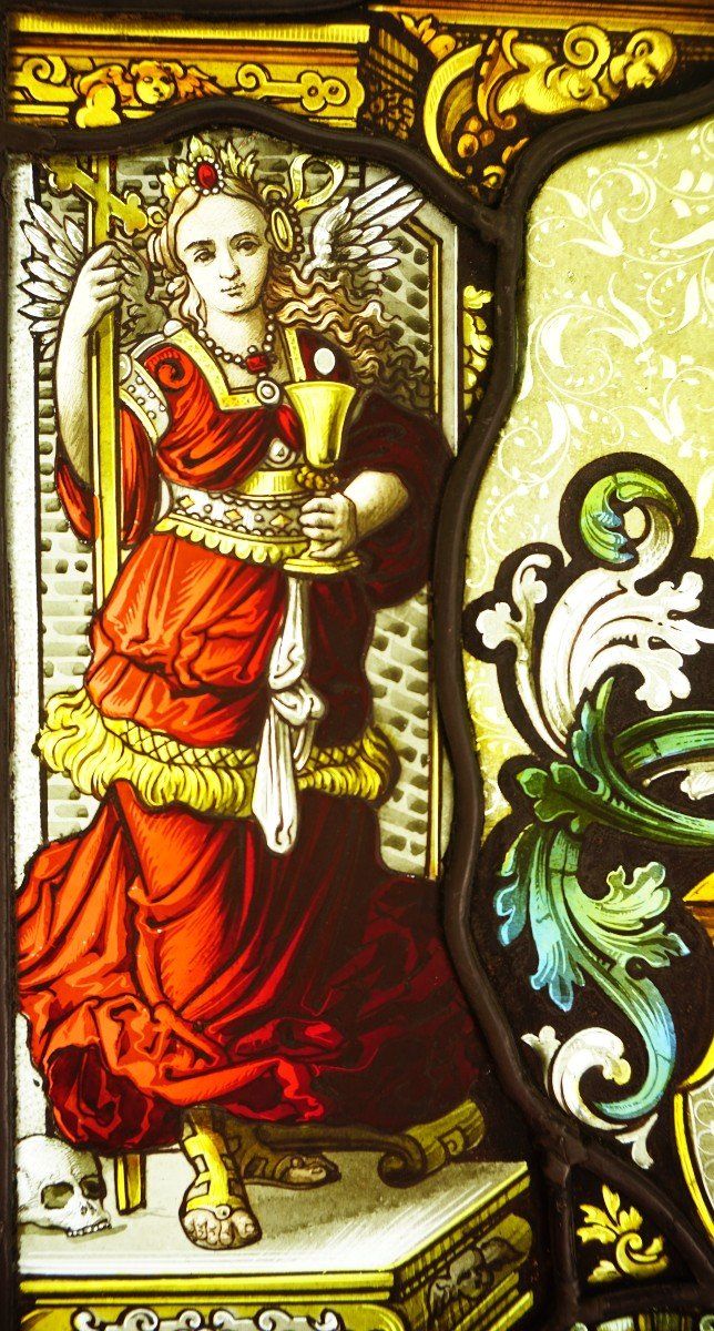 "stained glass windows - Swiss stained glass - Heraldry - Renaissance"