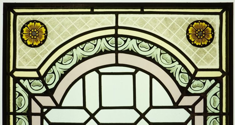 Stained Glass - Stained Glass Windows - Glassworks with 2 Yellow Flowers