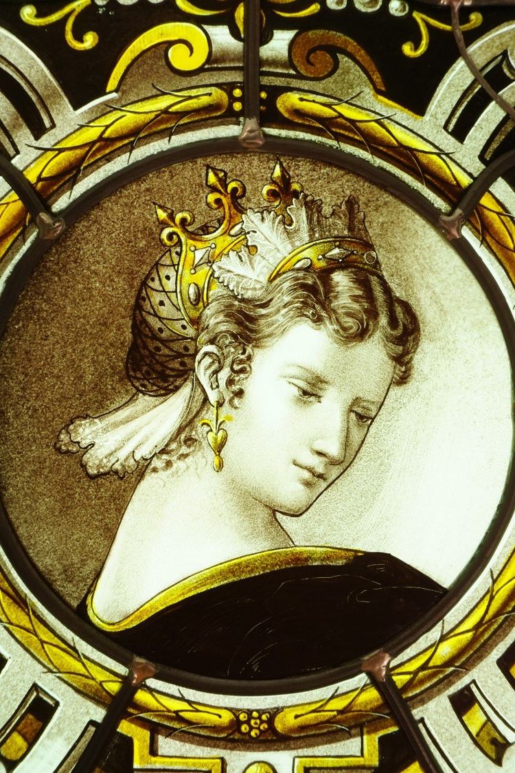 Vitrail - Vitraux - Femme Renaissance