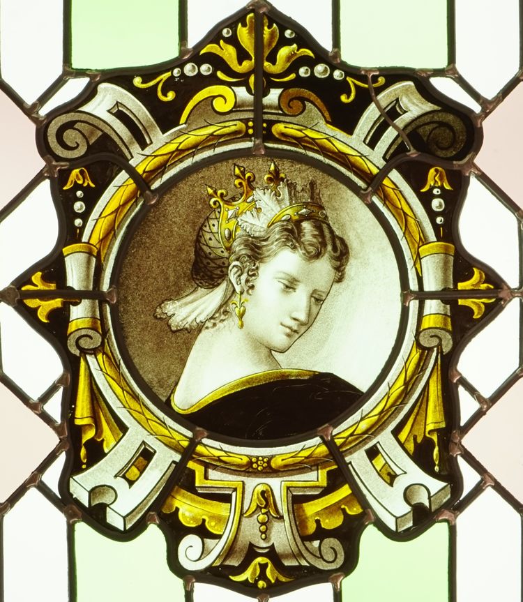 Vitrail - Vitraux - Femme Renaissance
