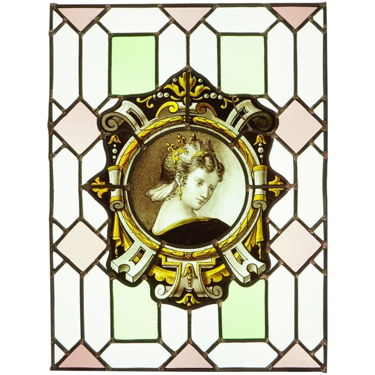 Vitrail - Vitraux - Femme Renaissance