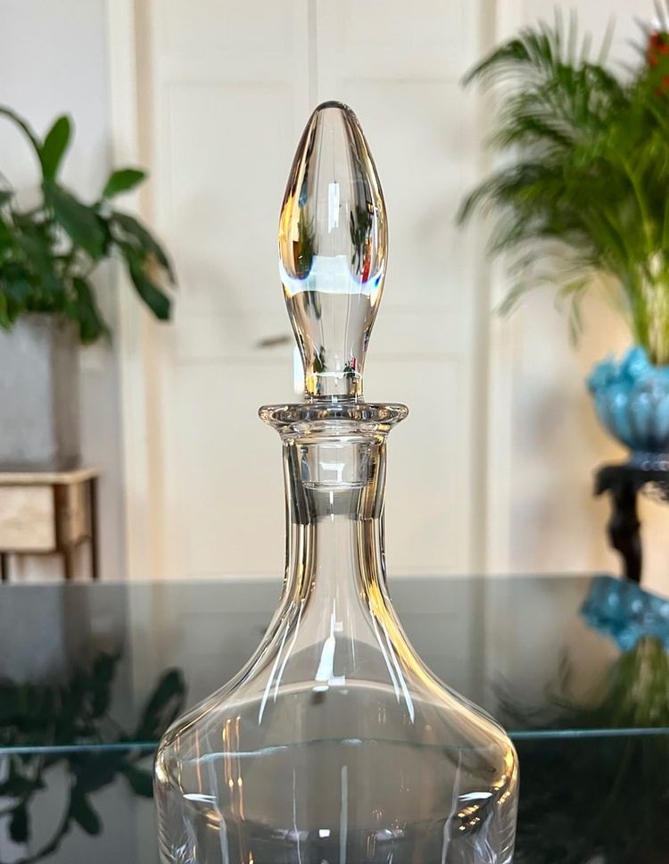 Decanter per acqua in cristallo di Sèvres - Bottiglia di vetro