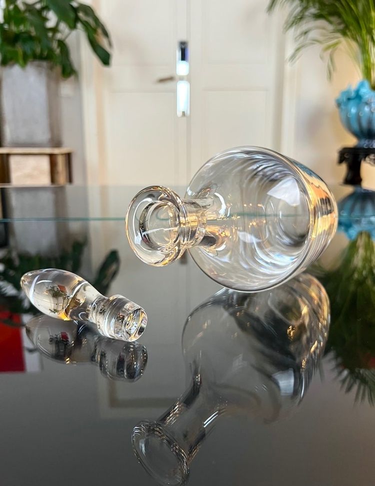Decanter per acqua in cristallo di Sèvres - Bottiglia di vetro