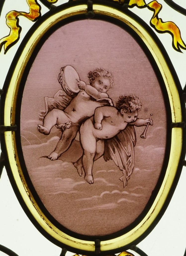 Stained Glass - Stained Glass Windows - Musician Angels
