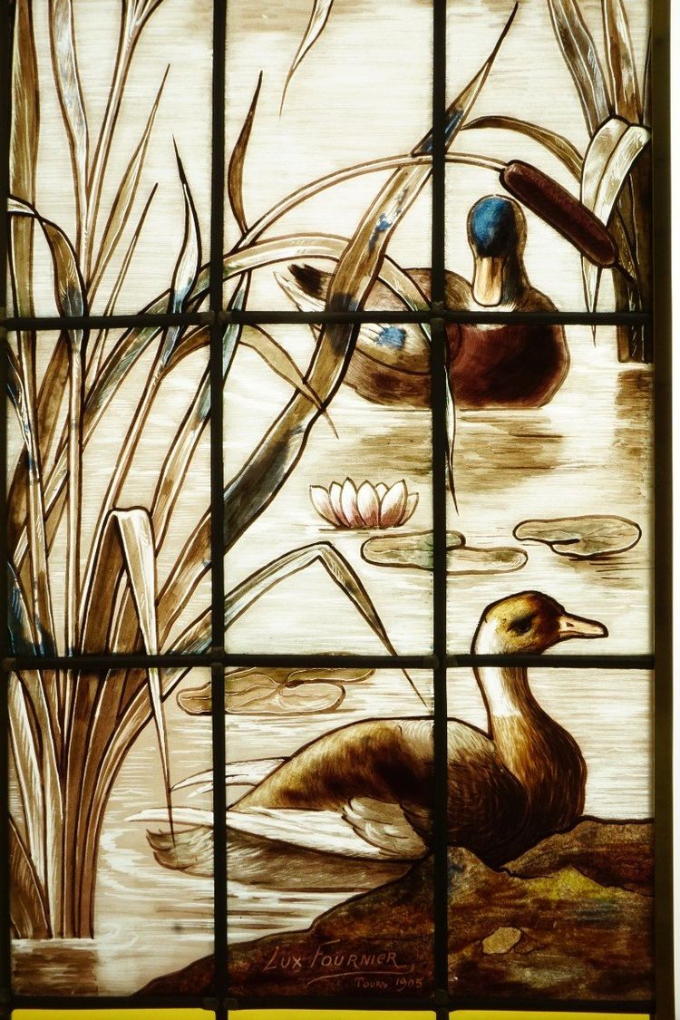 Vitrail - Vitraux - Héron Et Canards - Lux Fournier