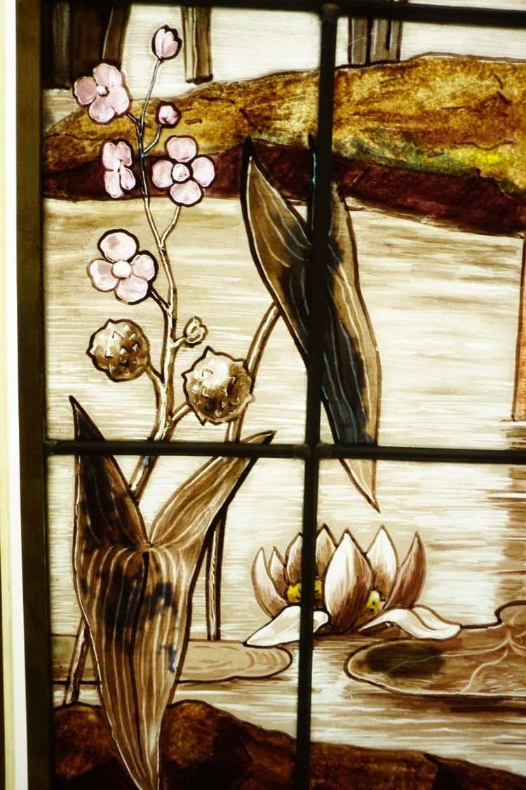 Vitrail - Vitraux - Héron Et Canards - Lux Fournier