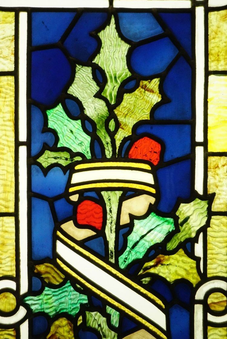 Buntglas - Buntglas - Stechpalmenzweig