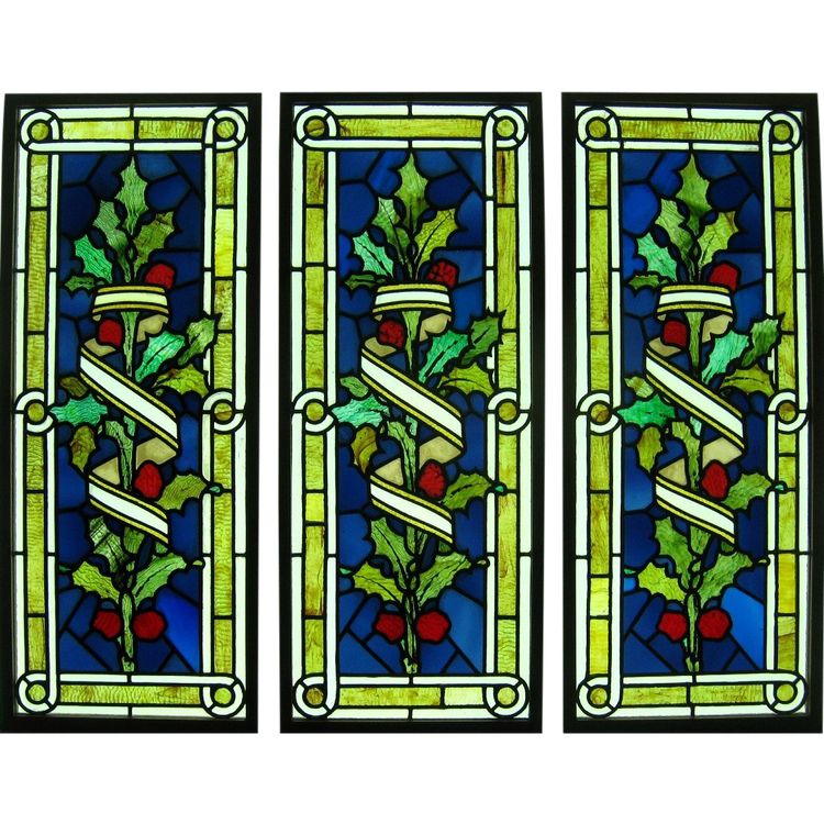 Buntglas - Buntglas - Stechpalmenzweig