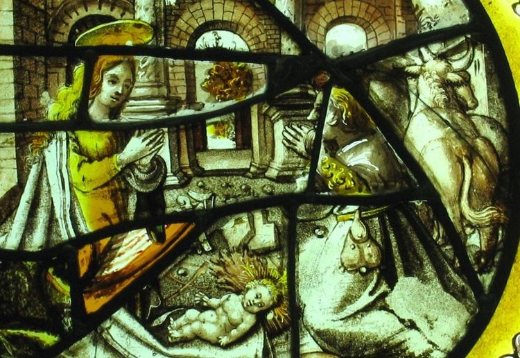 Stained glass - Stained glass windows - Nativity