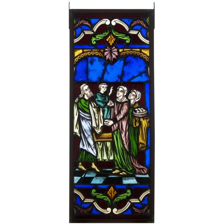 Stained glass - Stained glass windows - Presentation of Jesus at the Temple