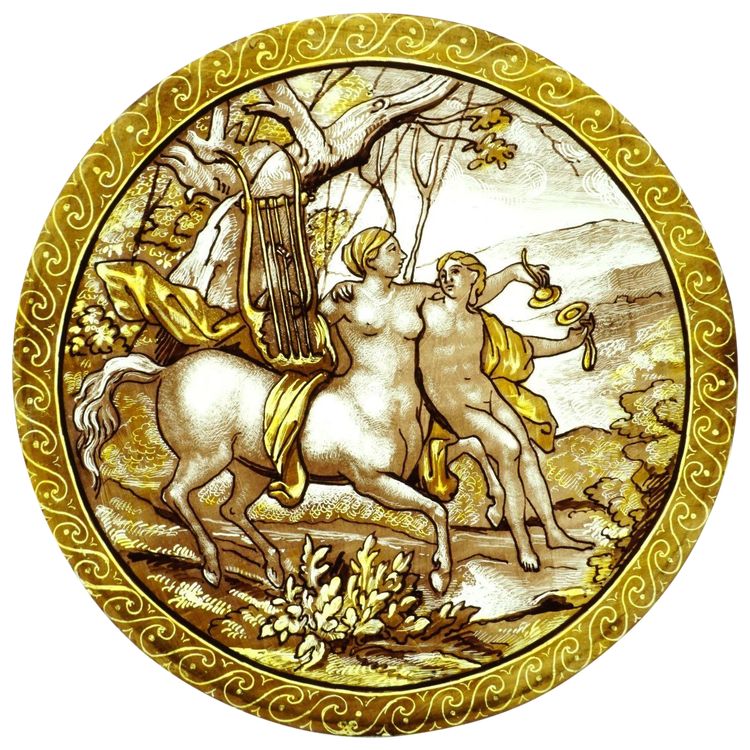 Vitrail - Vitraux - Centaure Musicienne