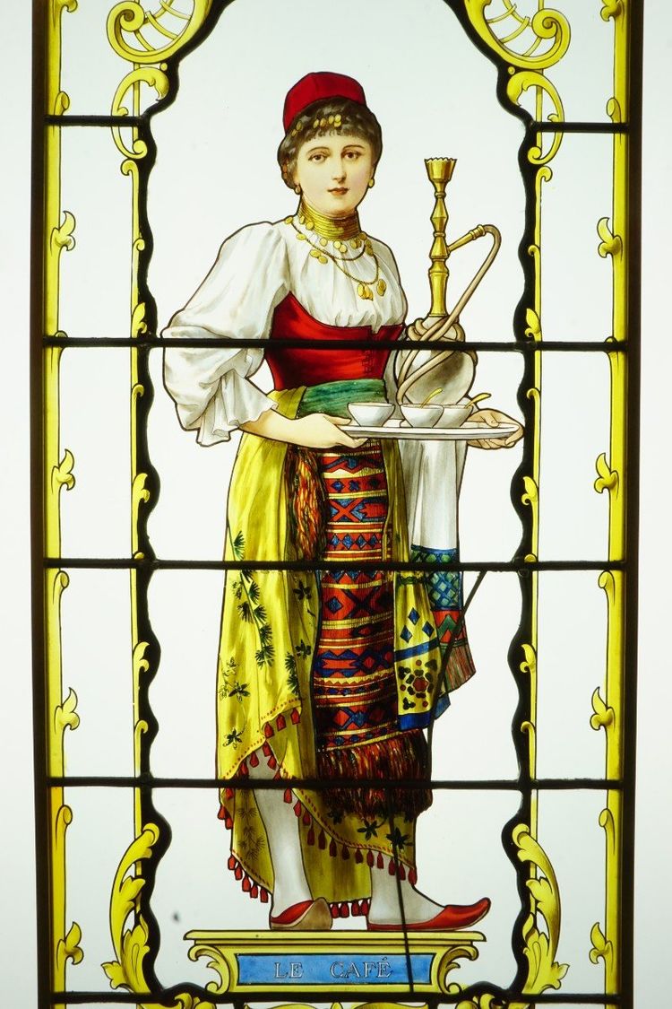 Stained glass - stained glass windows - The Café