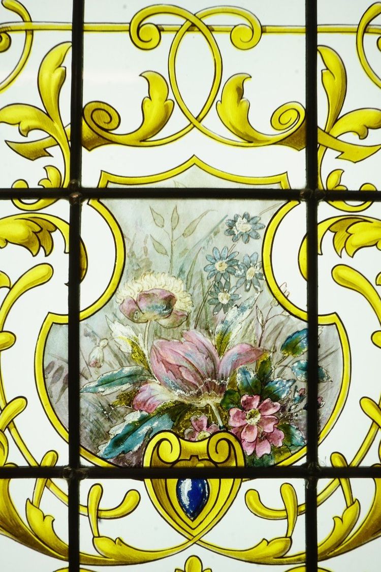 Stained glass - stained glass windows - The Café