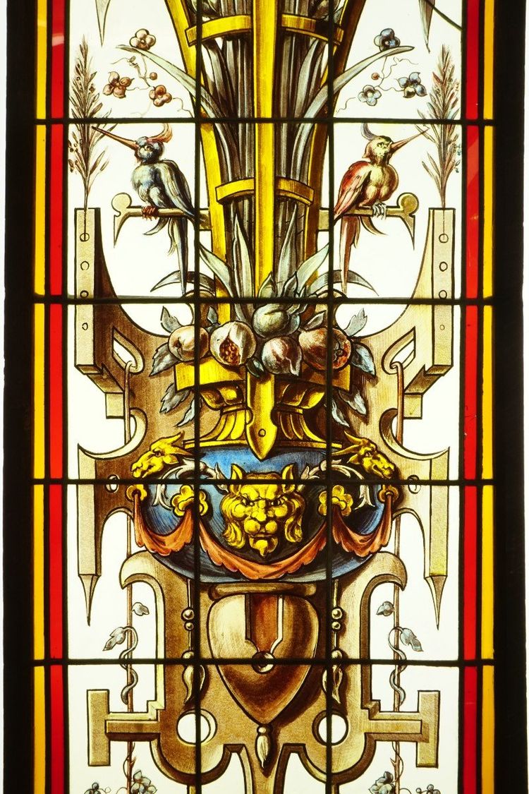 Stained glass - Stained glass windows - Renaissance bouquet