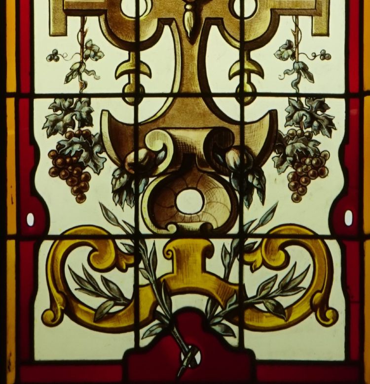 Stained glass - Stained glass windows - Renaissance bouquet