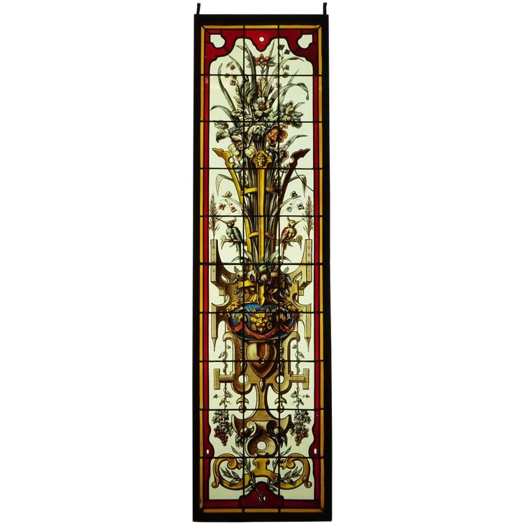 Stained glass - Stained glass windows - Renaissance bouquet