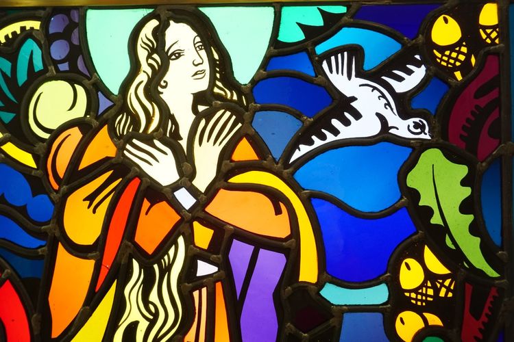 Stained glass - Stained glass windows - Jacques Gruber - Arrival of Saintes Marie de la Mer