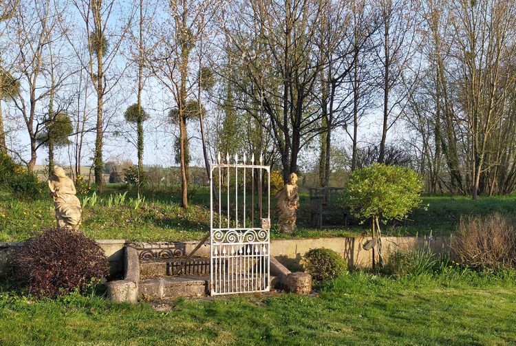 Antique Riveted Garden Gate Door