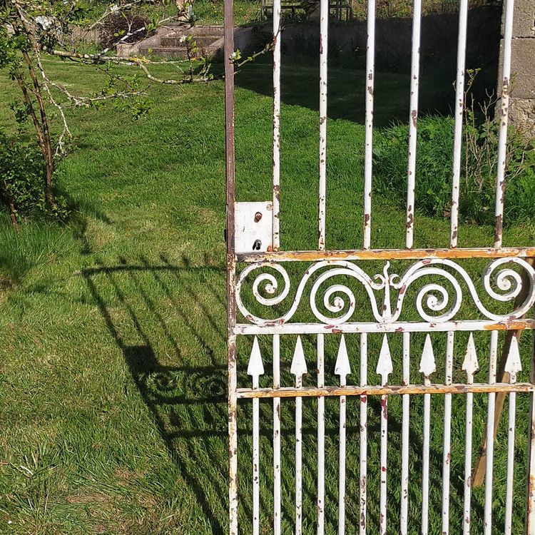 Antique Riveted Garden Gate Door