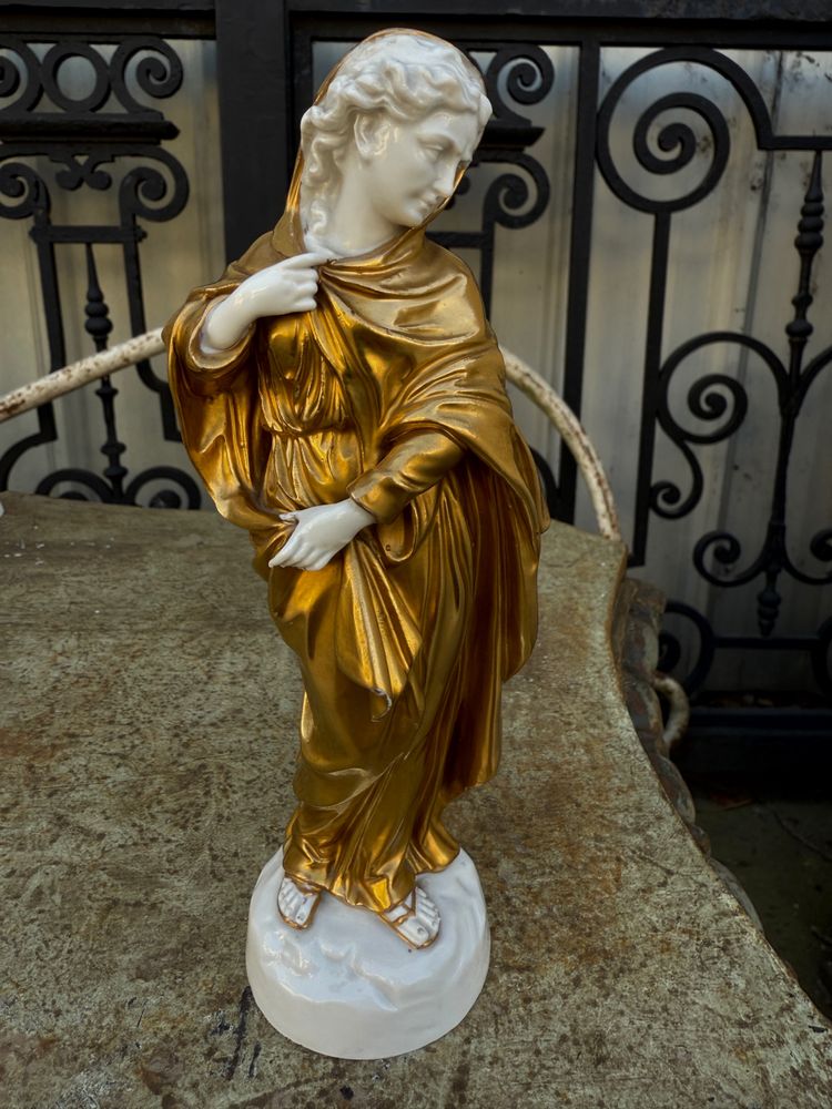 Set of 6 porcelain figures CAPODIMONTE, Naples, Italy