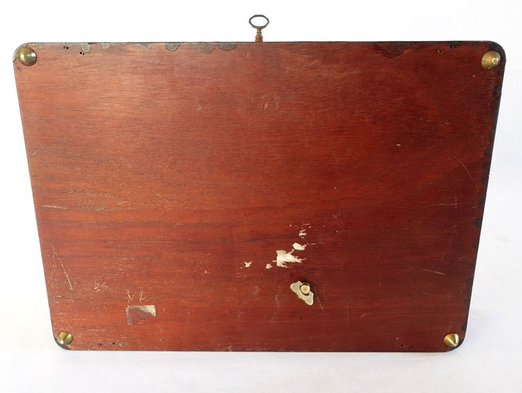 Marquetry music box games box with tokens, Napoleon III period
