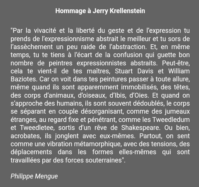 JERRY KRELLENSTEIN 1925/2010