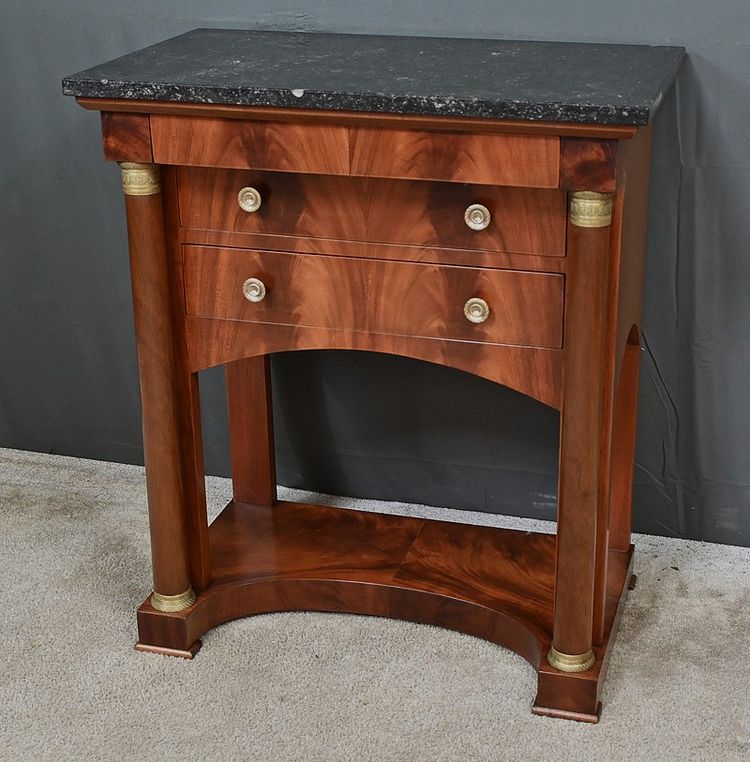 Petite Commode Chiffonnière en Acajou, style Empire – 1ère partie XXe