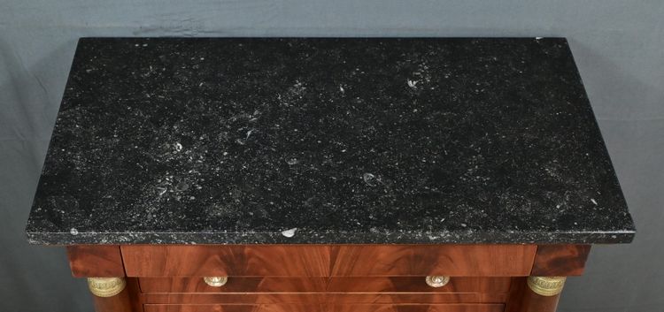 Petite Commode Chiffonnière en Acajou, style Empire – 1ère partie XXe