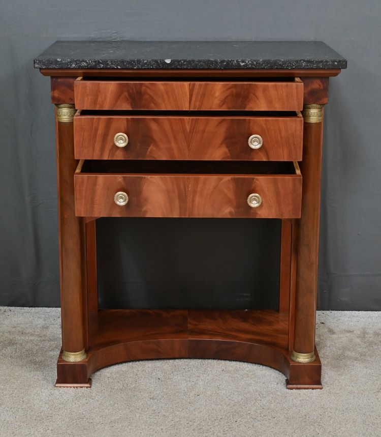 Petite Commode Chiffonnière en Acajou, style Empire – 1ère partie XXe